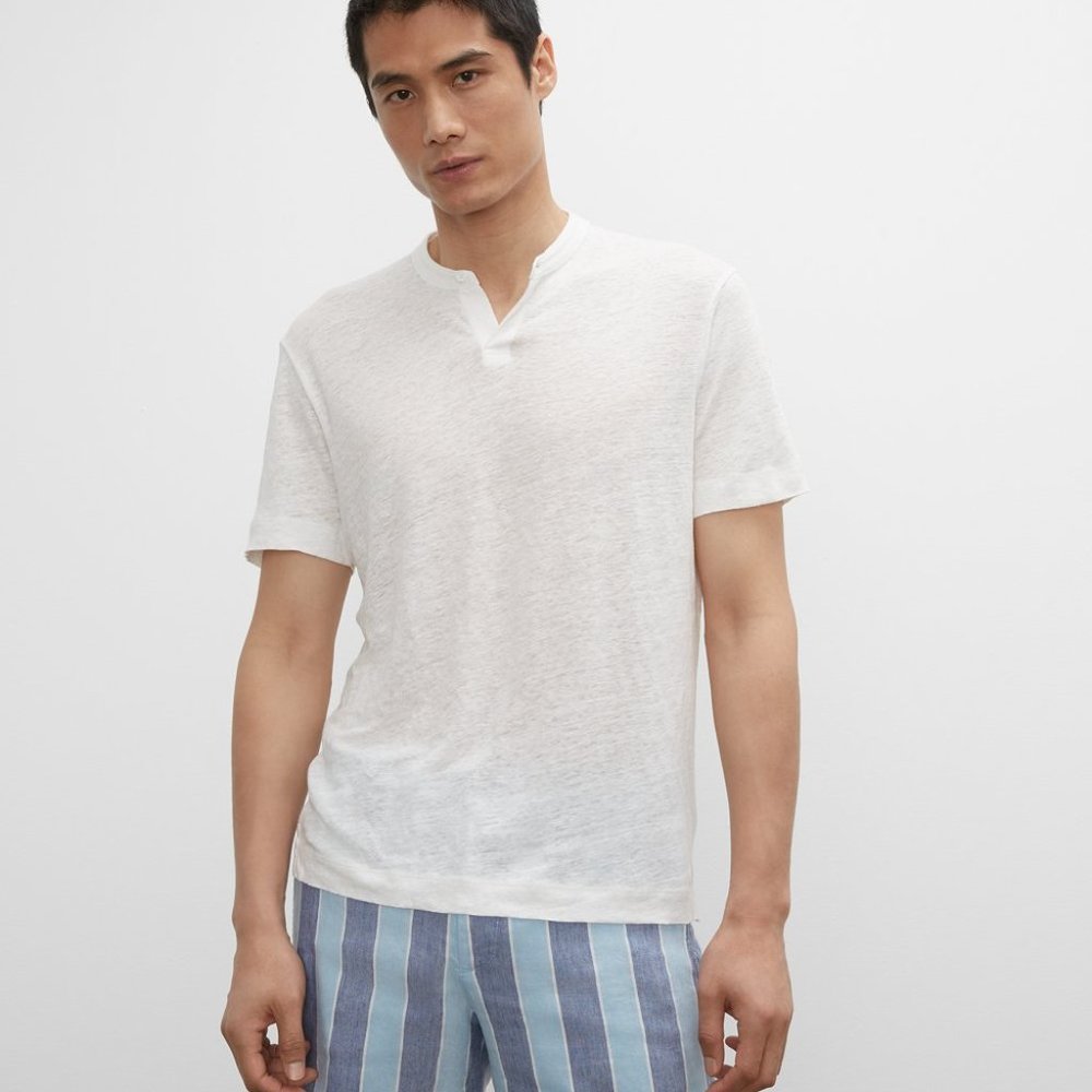 NEW Linen Henley
